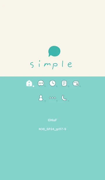 [LINE着せ替え] N36_24_グリーン7-9の画像1