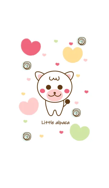 [LINE着せ替え] Little alpaca 2 :)の画像1
