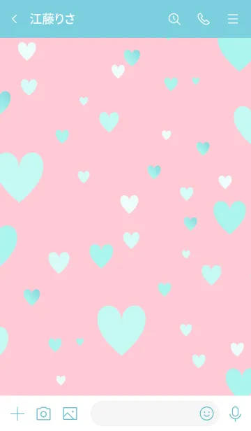 [LINE着せ替え] Heartfull Frill 2の画像3