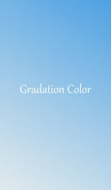 [LINE着せ替え] Gradation Color *Blue*の画像1