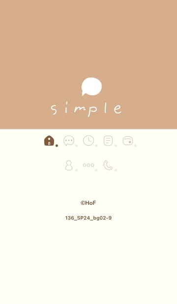 [LINE着せ替え] 136.24_ベージュ2-9の画像1