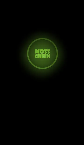 [LINE着せ替え] Moss Green Neon Theme Ver.2 (JP)の画像1