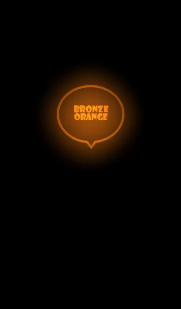[LINE着せ替え] Bronze Orange Neon Theme Vr.1 (JP)の画像1
