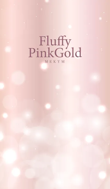 [LINE着せ替え] Fluffy Pink Gold - MEKYM - 26の画像1