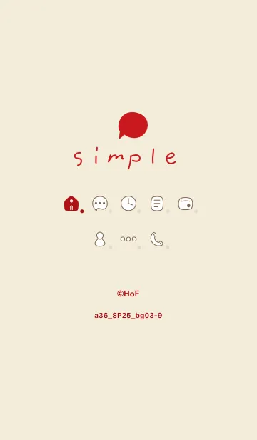 [LINE着せ替え] a36_25_ベージュ3-9の画像1