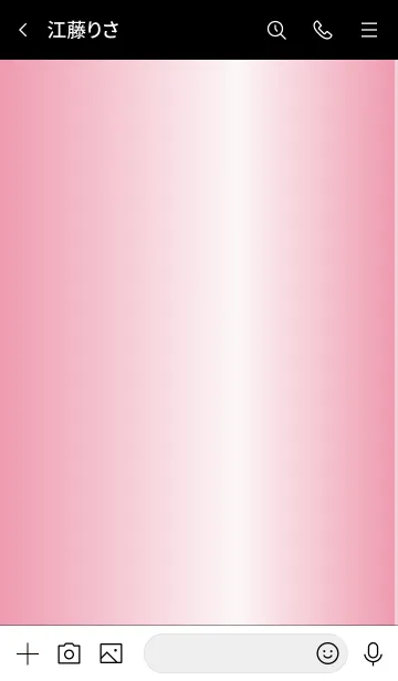 [LINE着せ替え] Simple Gradation -GlossyPink 8-の画像3