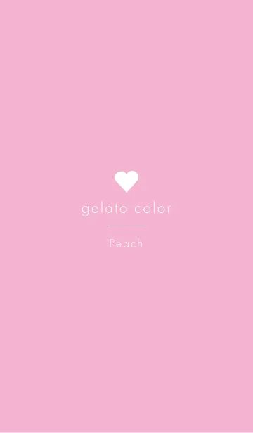 [LINE着せ替え] gelato peach <じぇらーとぴーち>の画像1