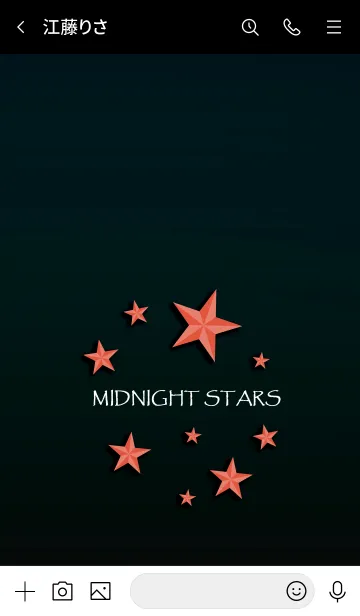 [LINE着せ替え] ミッドナイト 23の画像3