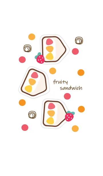 [LINE着せ替え] Fruity sandwichの画像1