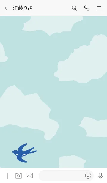 [LINE着せ替え] 燕 空を飛ぶ16の画像3