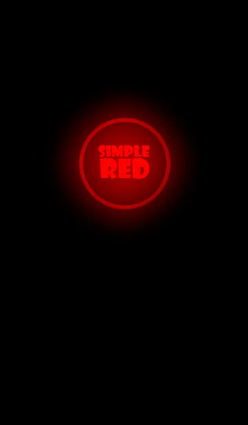[LINE着せ替え] Red Neon Theme Ver.2 (JP)の画像1