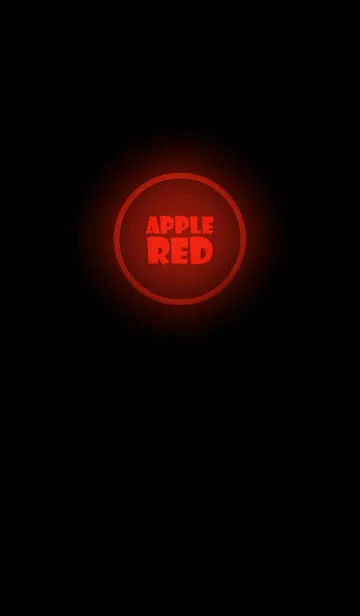 [LINE着せ替え] Apple Red Neon Theme Vr.2 (JP)の画像1