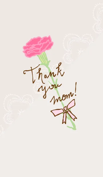 [LINE着せ替え] お母さんありがとう カーネーション16の画像1
