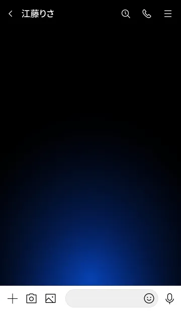 [LINE着せ替え] ORION BLUE LIGHT ICON THEMEの画像3