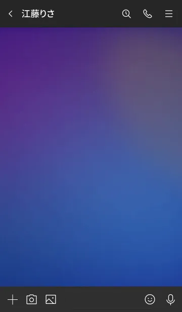 [LINE着せ替え] ダークグラデーションカラーテーマの画像3