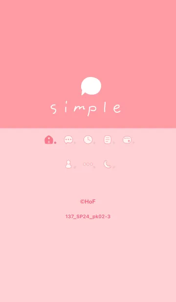 [LINE着せ替え] 137.24_ピンク2-3の画像1