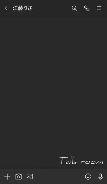 [LINE着せ替え] 黒とピンク : Triangleの画像3