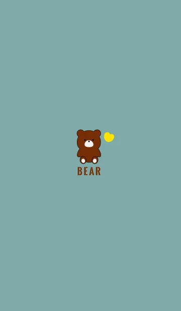 [LINE着せ替え] HEART & BEAR 6の画像1