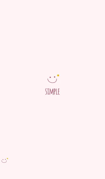 [LINE着せ替え] かわいいニコちゃんお星さま＊ピンクの画像1