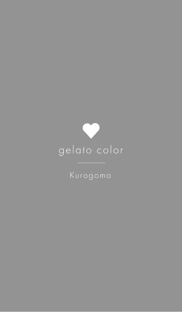 [LINE着せ替え] gelato kurogoma <じぇらーとくろごま>の画像1
