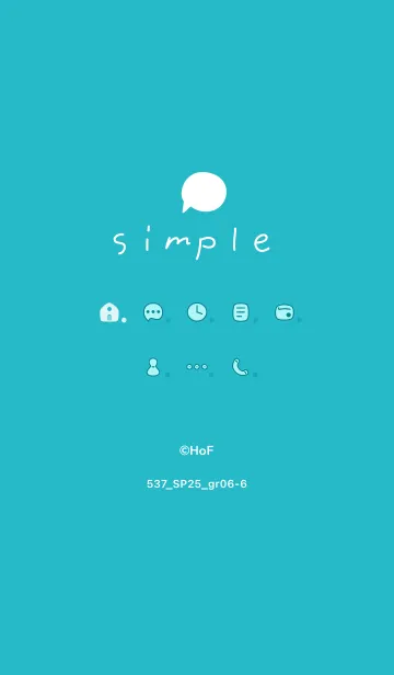 [LINE着せ替え] 537.25_グリーン6-6の画像1