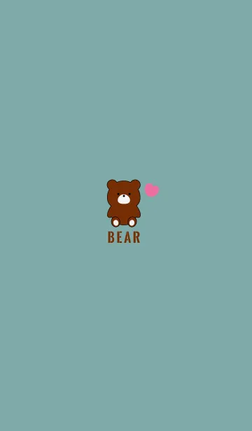 [LINE着せ替え] HEART & BEAR 8の画像1