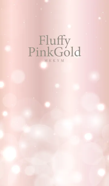 [LINE着せ替え] Fluffy Pink Gold - MEKYM - 27の画像1
