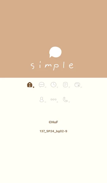 [LINE着せ替え] 137.24_ベージュ2-9の画像1