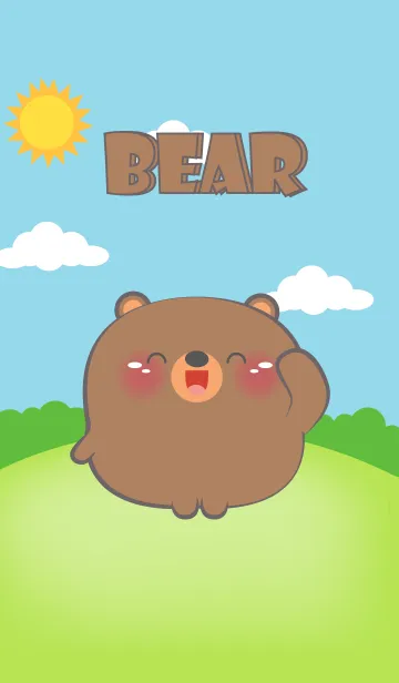 [LINE着せ替え] Chubby Bear Theme (JP)の画像1