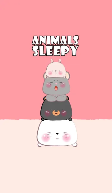 [LINE着せ替え] Animals Sleepy Theme 4 (JP)の画像1