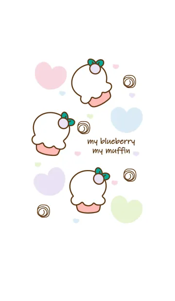 [LINE着せ替え] Blueberry muffinの画像1