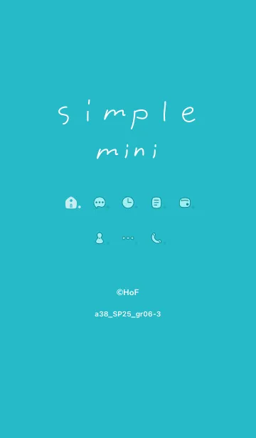 [LINE着せ替え] a38_25_グリーン6-3の画像1