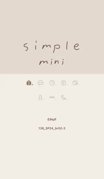 [LINE着せ替え] 138.24_ブラウン2-3の画像1