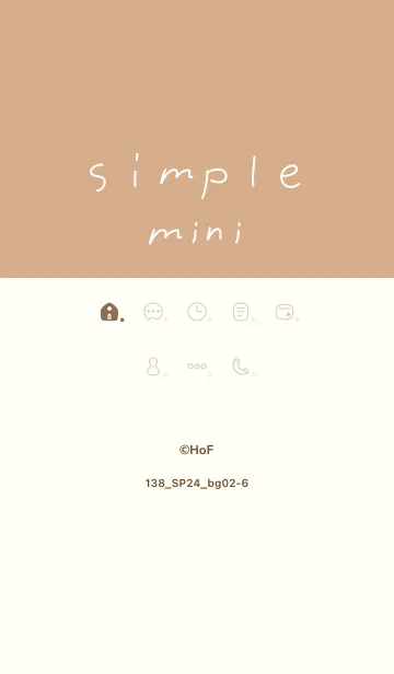 [LINE着せ替え] 138.24_ベージュ2-6の画像1