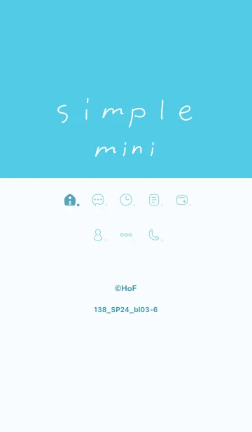 [LINE着せ替え] 138.24_ブルー3-6の画像1