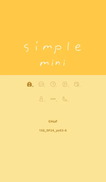 [LINE着せ替え] 138.24_イエロー3-6の画像1
