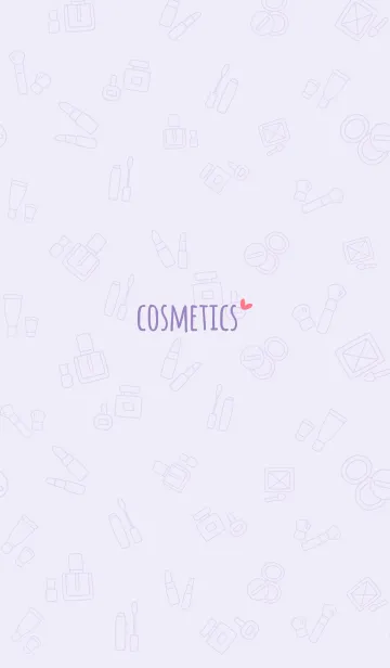 [LINE着せ替え] 大人かわいいコスメ＊パープルの画像1