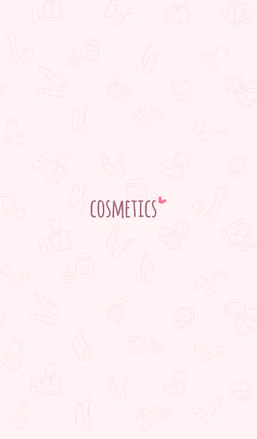 [LINE着せ替え] 大人かわいいコスメ＊ピンクの画像1