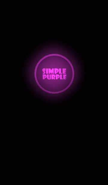 [LINE着せ替え] Purple Neon Theme Ver.2 (JP)の画像1