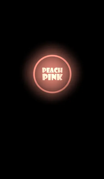 [LINE着せ替え] Peach Pink Neon Theme Ver.2 (JP)の画像1