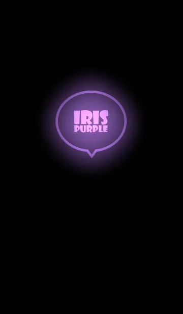 [LINE着せ替え] Iris Purple Neon Theme Vr.1 (JP)の画像1