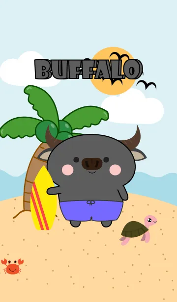 [LINE着せ替え] Buffalo On The Beach Theme (JP)の画像1