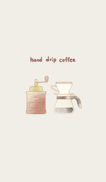 [LINE着せ替え] ハンドドリップコーヒー*の画像1