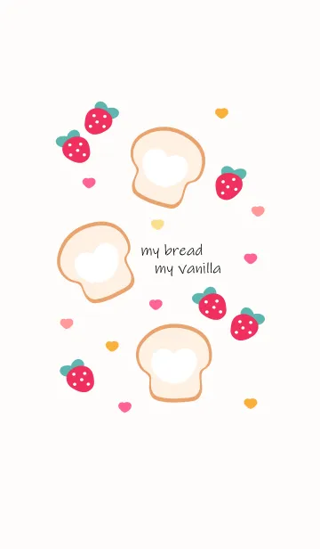 [LINE着せ替え] Vanilla bread 8 :)の画像1