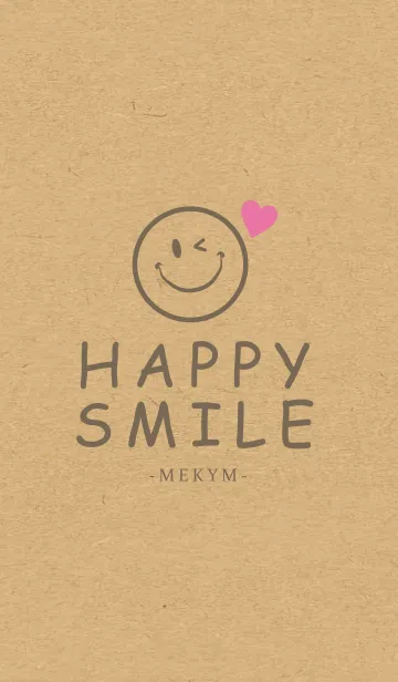 [LINE着せ替え] HAPPY SMILE KRAFT -LOVE- 37の画像1