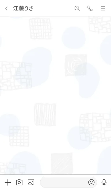 [LINE着せ替え] おしゃれ グレー四角11の画像3