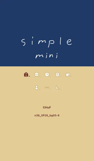 [LINE着せ替え] n38_26_ベージュ5-6の画像1