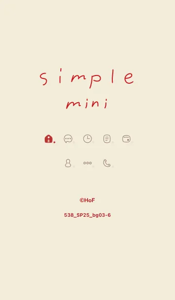 [LINE着せ替え] 538.25_ベージュ3-6の画像1