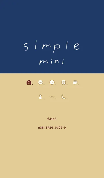 [LINE着せ替え] n38_26_ベージュ5-9の画像1