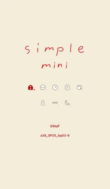 [LINE着せ替え] a38_25_ベージュ3-9の画像1